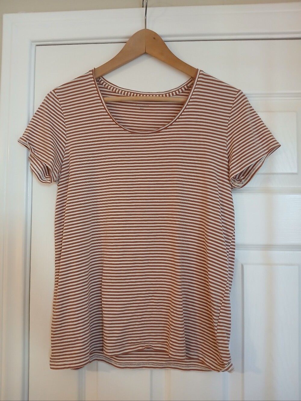 Garnet Hill Striped Short-Sleeve Tee